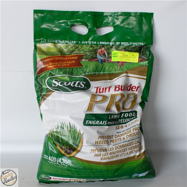SCOTTS TURF BUILDER PRO LAWN FOOD 5.2 KG