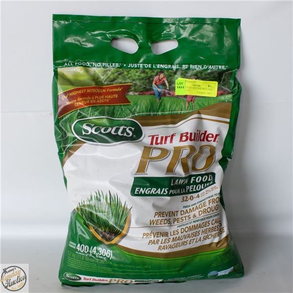 SCOTTS TURF BUILDER PRO LAWN FOOD 5.2 KG