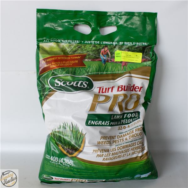 SCOTTS TURF BUILDER PRO LAWN FOOD 5.2 KG