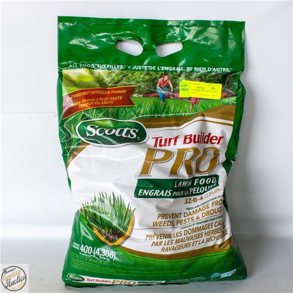 SCOTTS TURF BUILDER PRO LAWN FOOD 5.2 KG