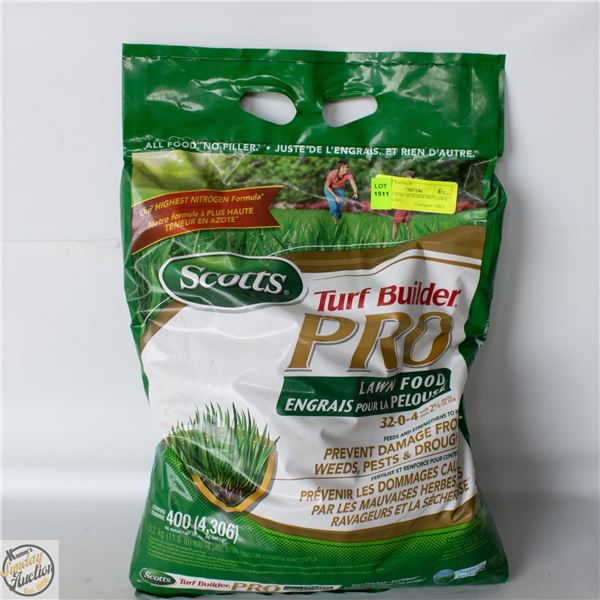 SCOTTS TURF BUILDER PRO LAWN FOOD 5.2 KG