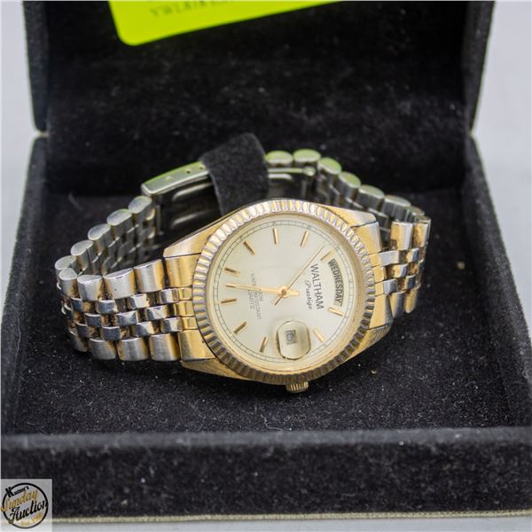1980'S WALTHAM PRESTIGE WATCH YWL818 ESTATE
