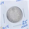 Image 1 : 1917 CANADA 92.5% STERLING 25 CENTS