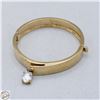 Image 1 : LADIES VINTAGE GOLDTONE BANGLE GOLD PLATED
