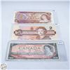 Image 1 : LOT OF 3 - 1954, 1974 AND 1986 2 DOLLAR BILLS