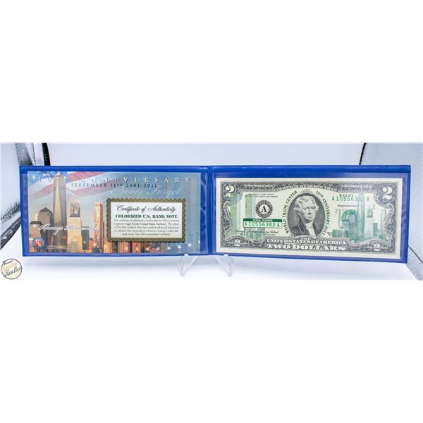 LEGAL TENDER COLORIZED WORLD TRADE CENTRE 2