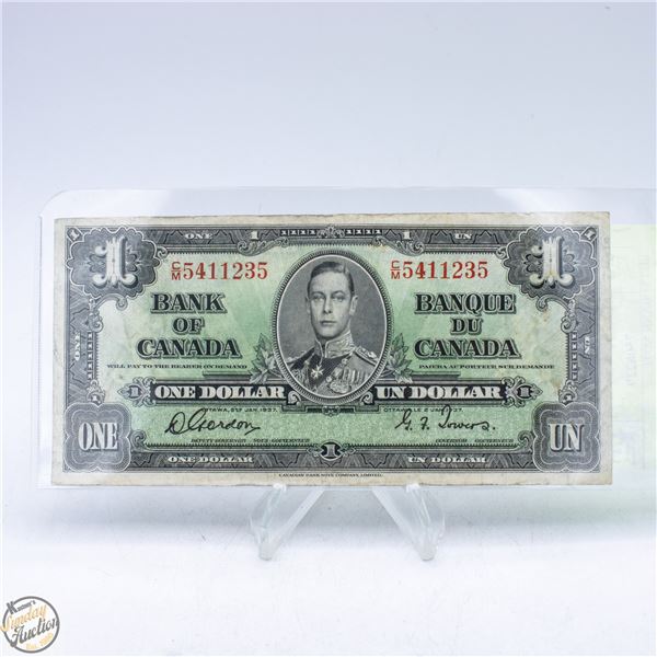 1937 $1 BANK NOTE