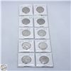 Image 1 : 10X50 CENT PIECES 1969-1983