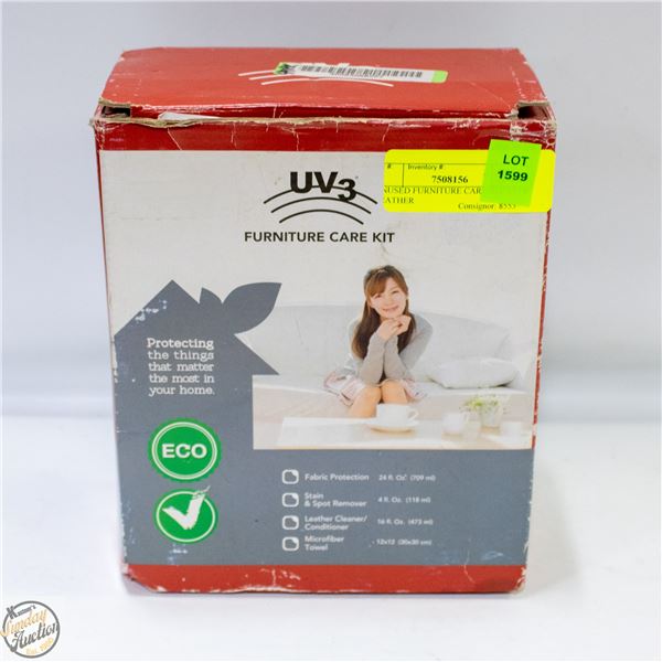 UNUSED FURNITURE CARE KIT WITH LEATHER