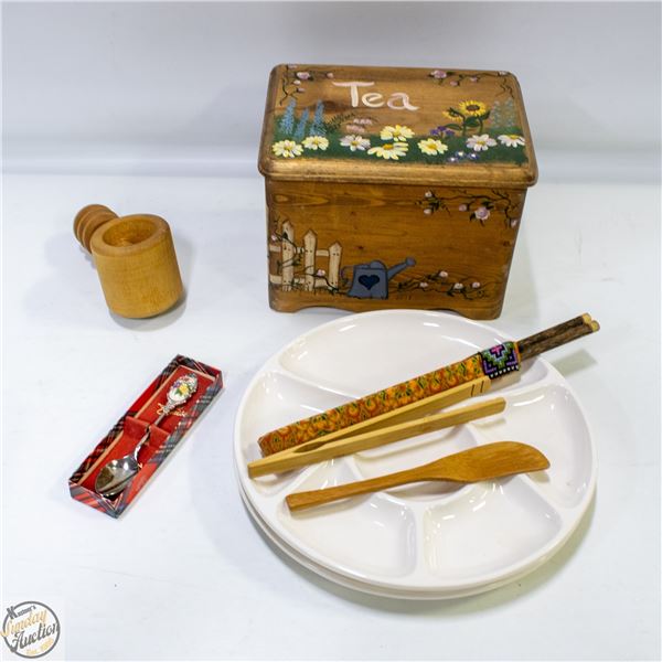 2 JAPANESE MADE DIVIDED PLATES +