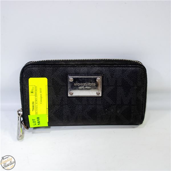 GENUINE MICHAEL KORS ZIPPERED WALLET