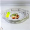 Image 1 : GERMANY PORCELAIN SNACK DISH LATTICE