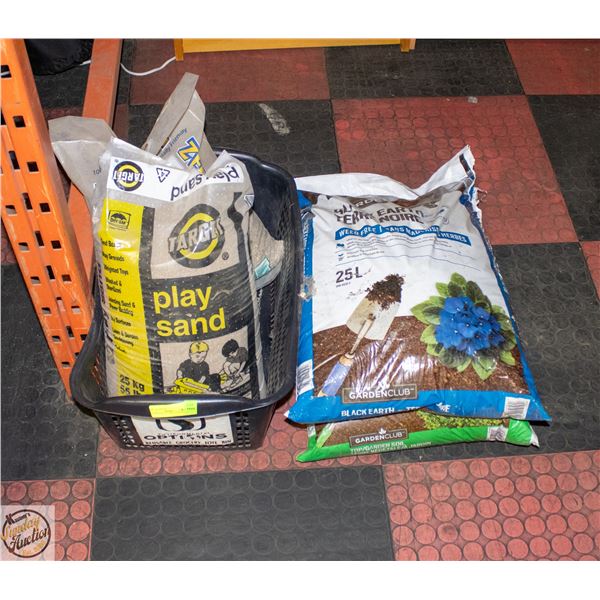 ESTATE PALLET- SOIL/SAND/MISC