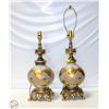 Image 1 : 1972 GUILDED 32" TABLE LAMPS- SET OF 2