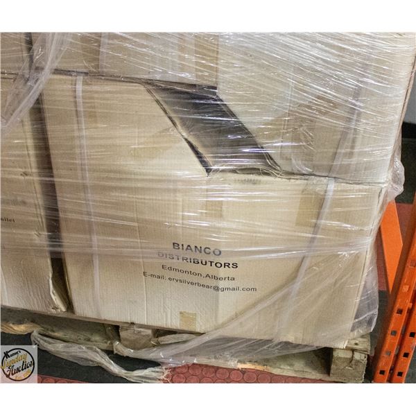 NEW BIANCO DUAL FLUSH WHITE PORCELAIN TOILET