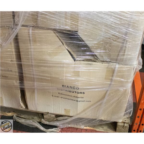 NEW BIANCO DUAL FLUSH WHITE PORCELAIN TOILET