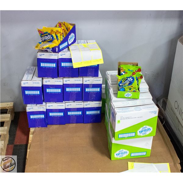 PALLET W/NEW NERDS BIG CHEWY CANDY CASES