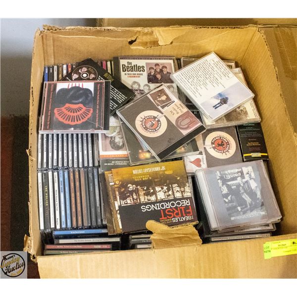 BOX OF ASSORTED CDS
