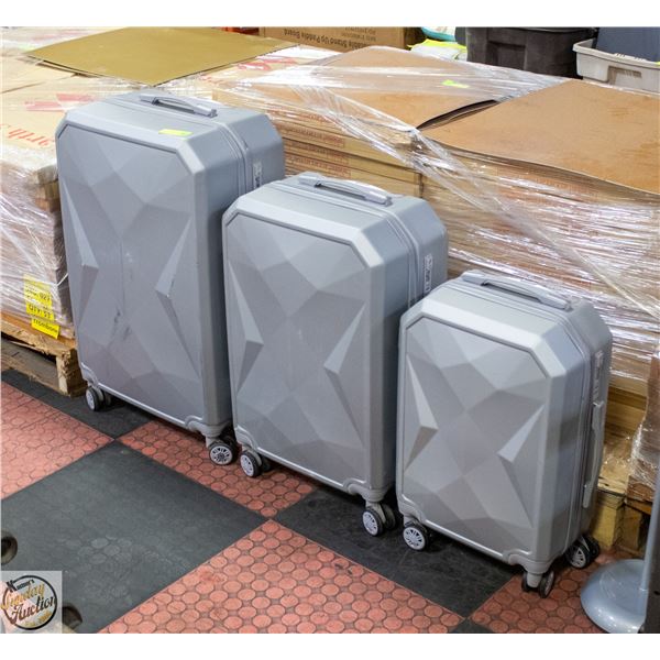 3PC MATCHING HARDSHELL SUITCASE SET