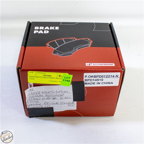 NEW CHEVY/GMC/CADDY BRAKE PADS
