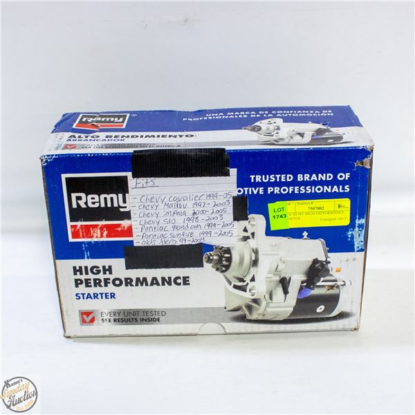 NEW REMY HIGH PREFORMANCE STARTER