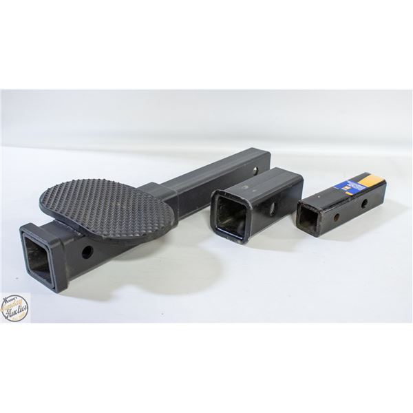 NEW 20" HITCH EXTENDER AND HITCH ADAPTERS