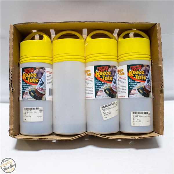 4 KOZEE TOTE DRY CONTAINERS