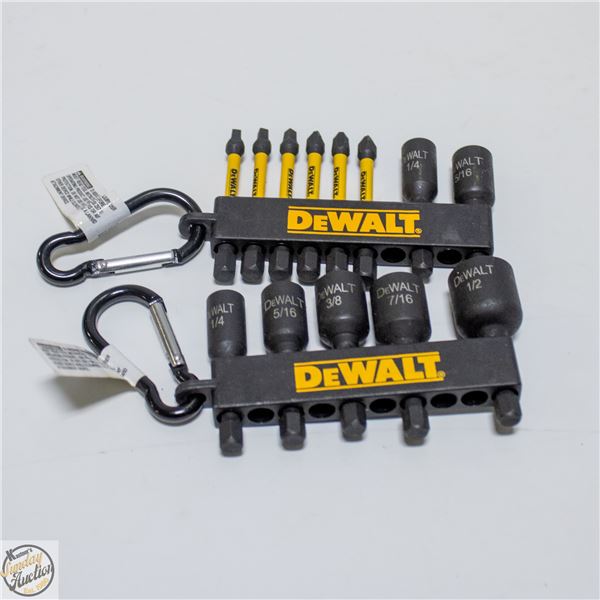 2PK OF DEWALT IMPACT NUT DRIVER & SCREWDRIVER