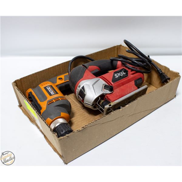 RIDGID DRILL AND SKIL JIG SAW