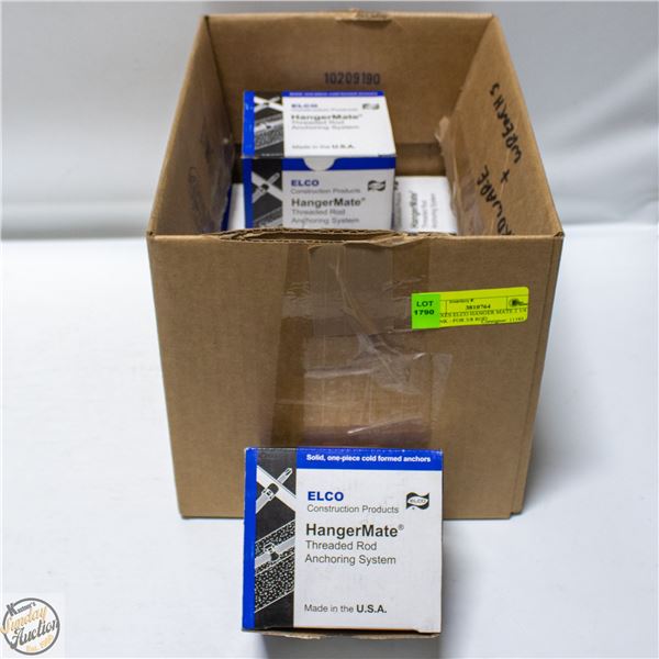 6 BOXES ELCO HANGER MATE 2 1/4 SHANK - FOR 3/8 ROD