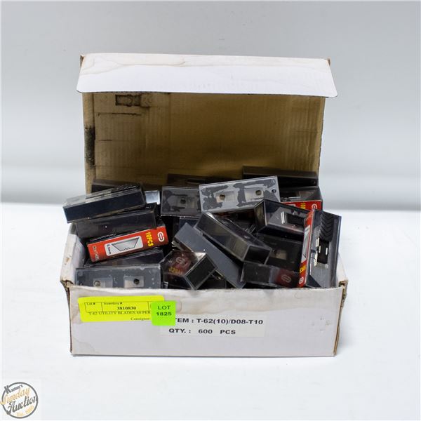 T-62 UTILITY BLADES 60 PER BOX