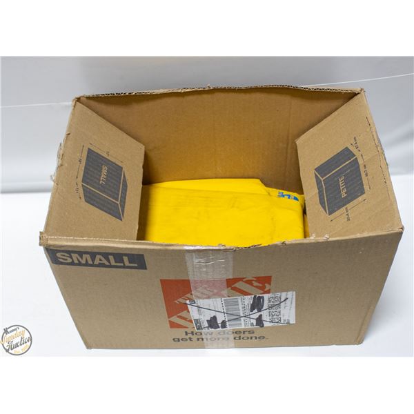 BOX OF MISC. RAIN SUITS HERCULES BRAND FR & OTHERS