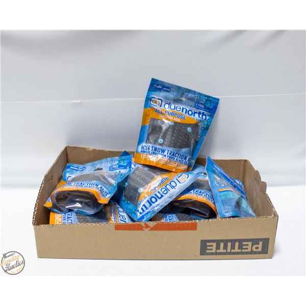 10 PAIRS DUE NORTH ALL PURPOSE ICE / SNOW TRACTION