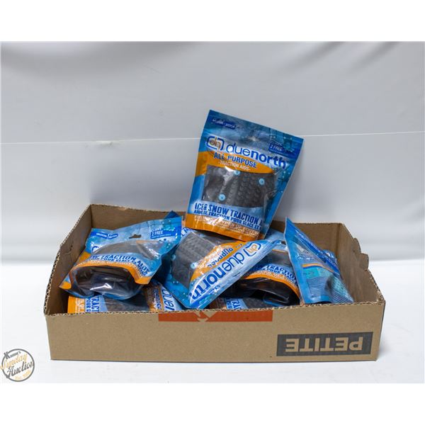 10 PAIRS DUE NORTH ALL PURPOSE ICE / SNOW TRACTION