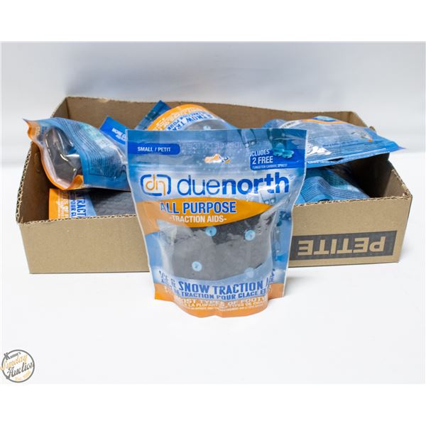 10 PAIRS DUE NORTH ALL PURPOSE ICE / SNOW TRACTION