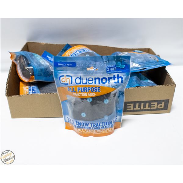 10 PAIRS DUE NORTH ALL PURPOSE ICE / SNOW TRACTION