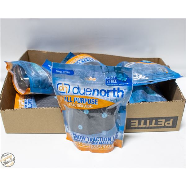 10 PAIRS DUE NORTH ALL PURPOSE ICE / SNOW TRACTION