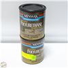Image 1 : 2 X 946ML POLYURETHANE CLEAR SATIN