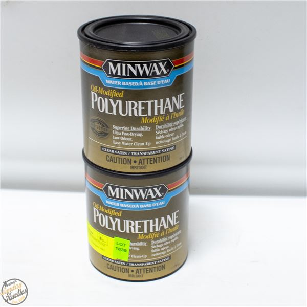 2 X 946ML POLYURETHANE CLEAR SATIN