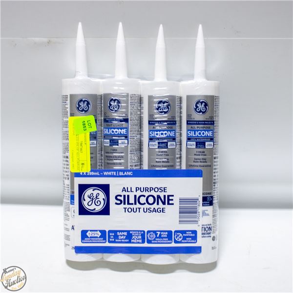 NEW SEALED 4PK OF ALL PURPOSE SILICONE