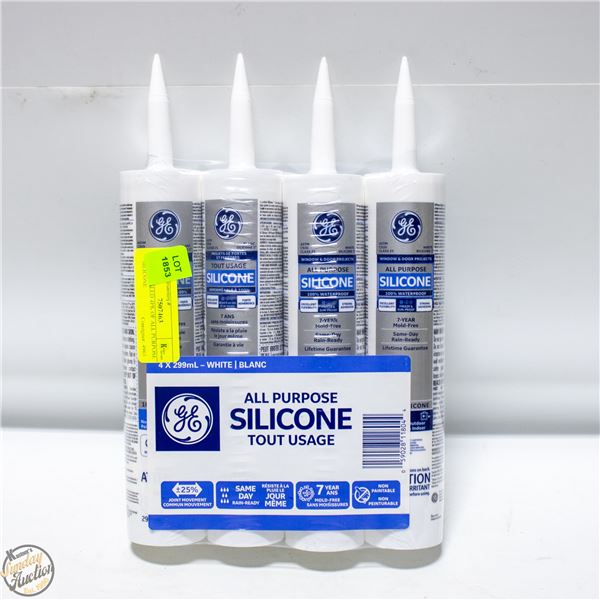 NEW SEALED 4PK SILICONE - ALL PURPOSE