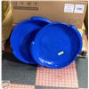 Image 1 : PLASTIC SAUCER STYLE SNOW SLED- LOT OF 2