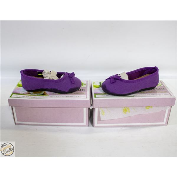2 PAIRS DAWGS SHOES GIRLS SIZE 6
