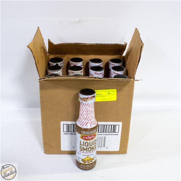CASE OF 12 LIQUID SMOKE MESQUITE
