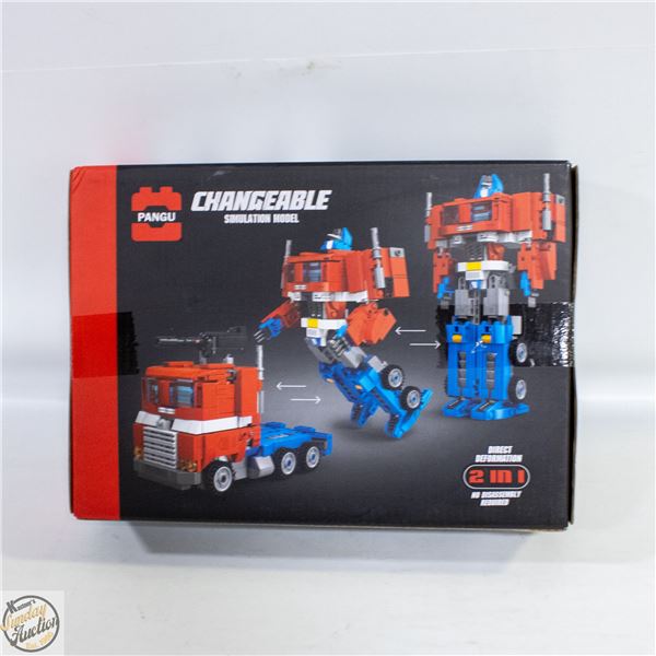 CHANGEABLE SIMULATION MODEL BUILDING KIT 538PCS