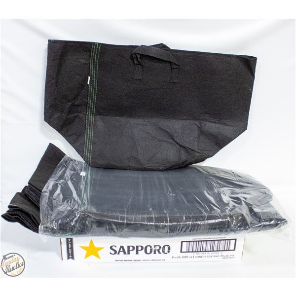 10 X 7 GALLON FABRIC GROW BAGS W/HANDLES