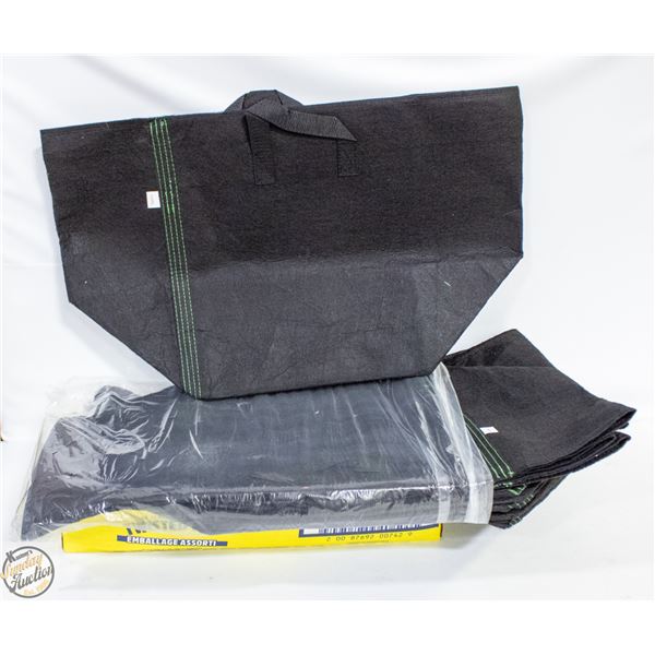 10 X 7 GALLON FABRIC GROW BAGS W/HANDLES