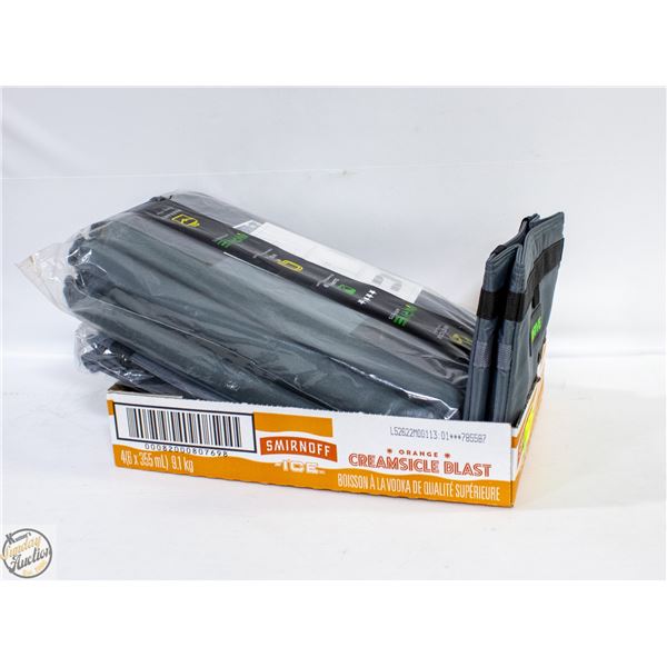 SET OF 2 DRIVE SEAT PROTECTORS+2 GARBAGE BINS