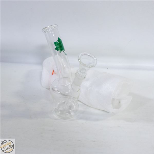 2 X GLASS BONGS