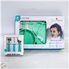 Image 1 : GRABEASE SILICONE BABY DISH SET+BONUS CUTLERY SET